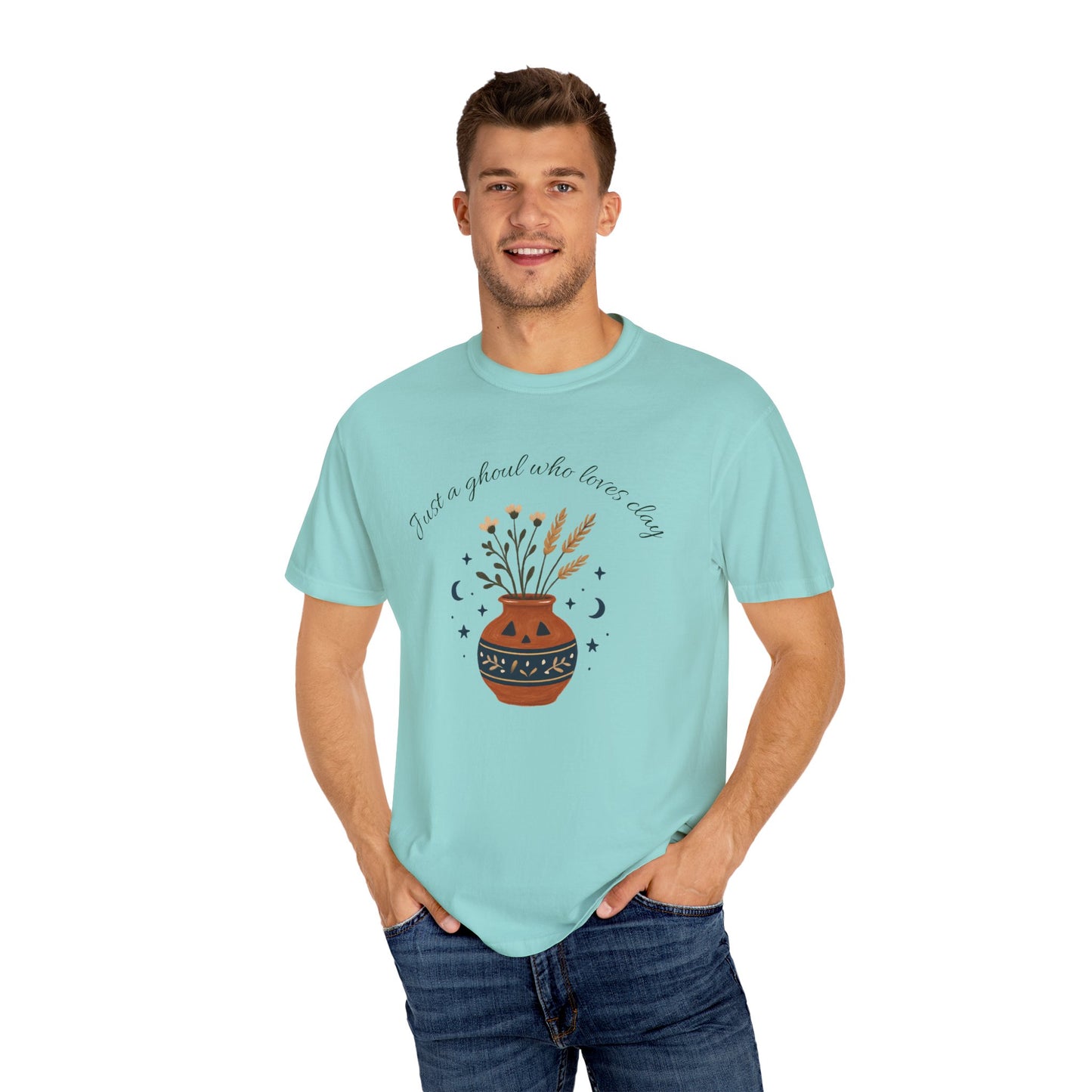 Pottery Halloween T-Shirt, Casual Gift, Free Spirit Style