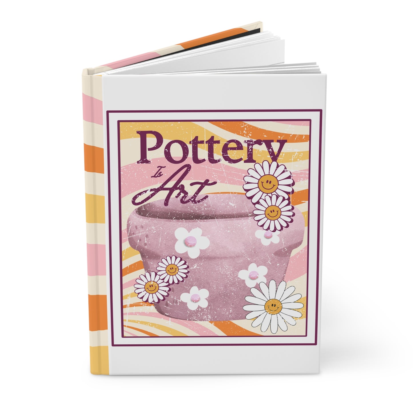 Pottery Is Art Journal | Artistic Hardcover Notebook for Pottery Lovers, Gift for Artists, Glaze Journal, Studio Notebook