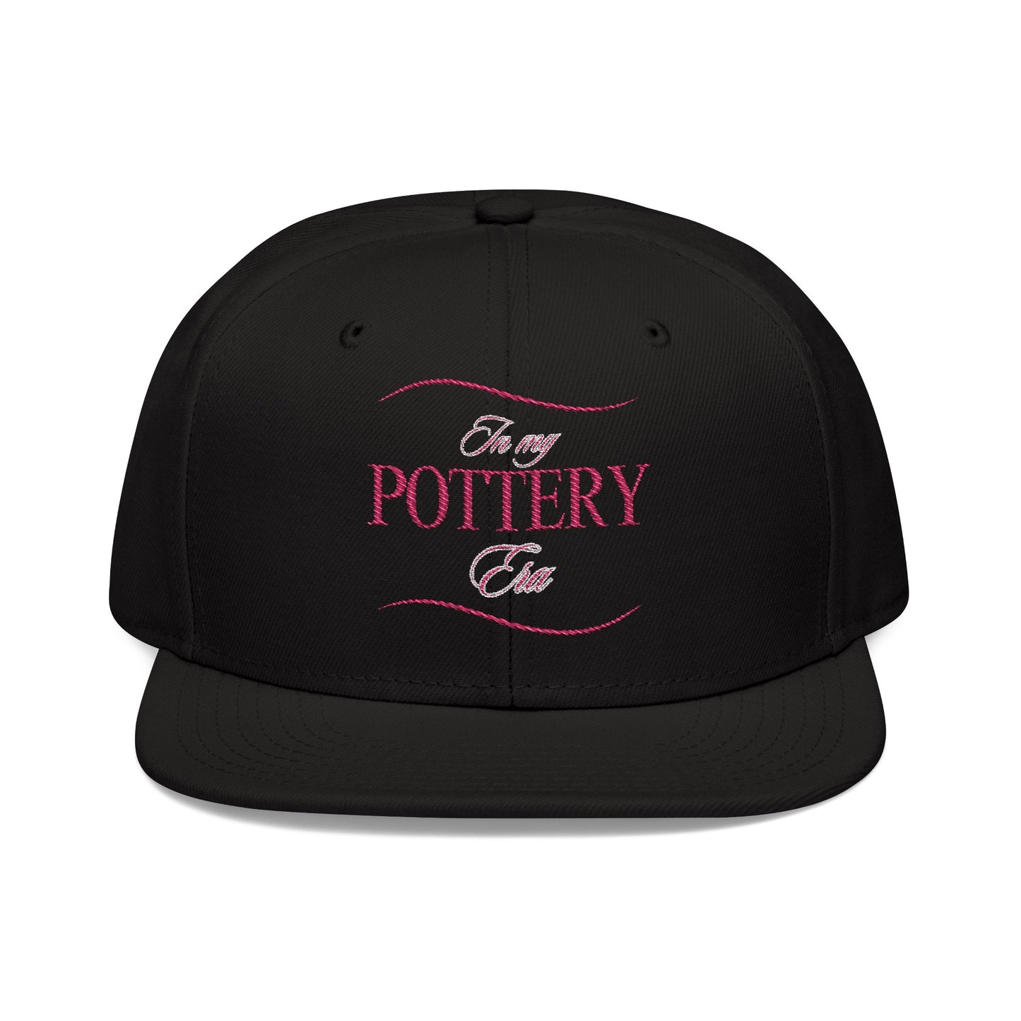 Embroidered Snapback Hat - Perfect for Pottery Lovers, Casual Wear, Gifts for Artists, Outdoor Events, Unique Accessory