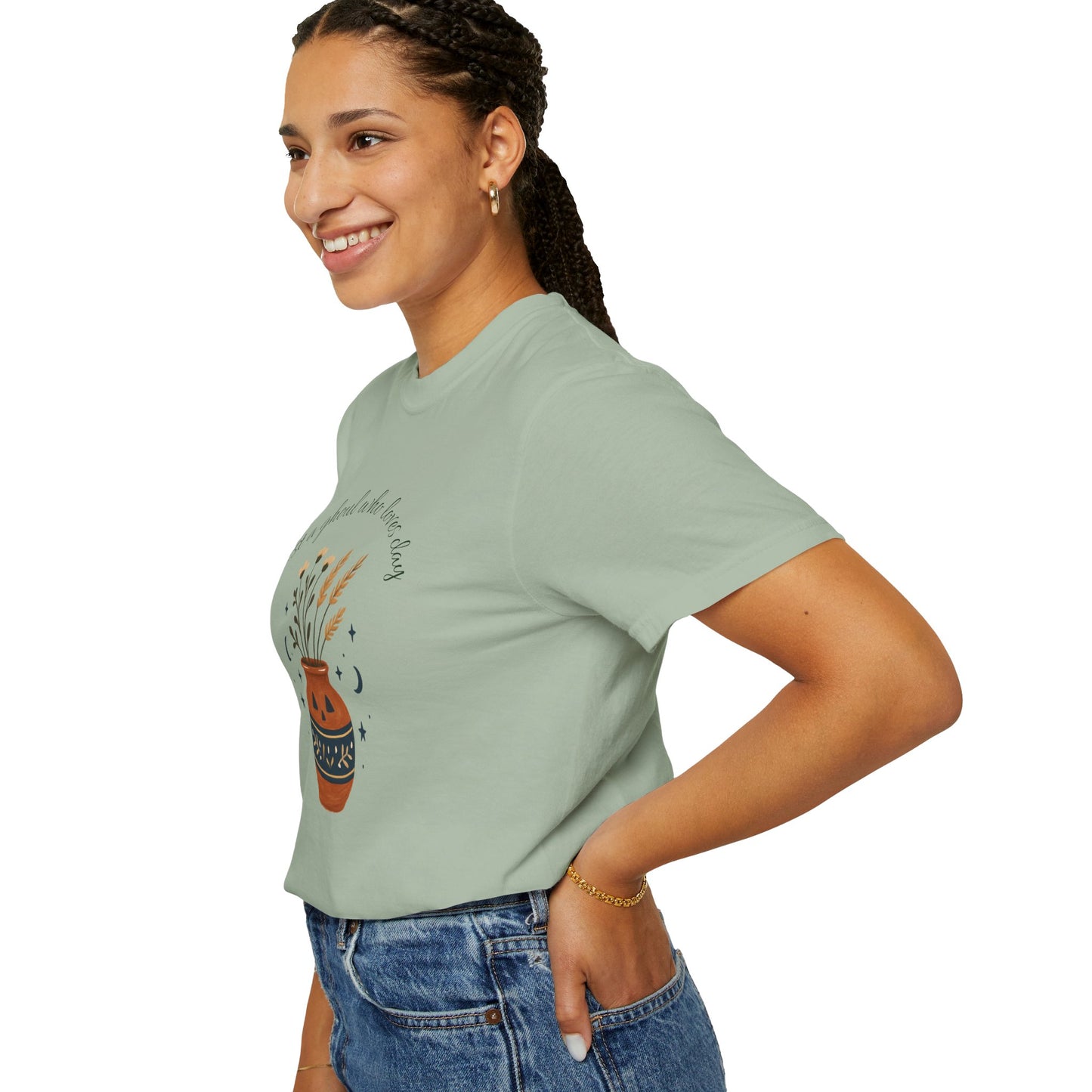 Pottery Halloween T-Shirt, Casual Gift, Free Spirit Style