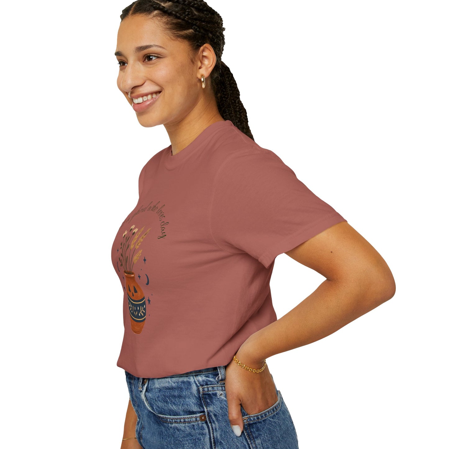 Pottery Halloween T-Shirt, Casual Gift, Free Spirit Style