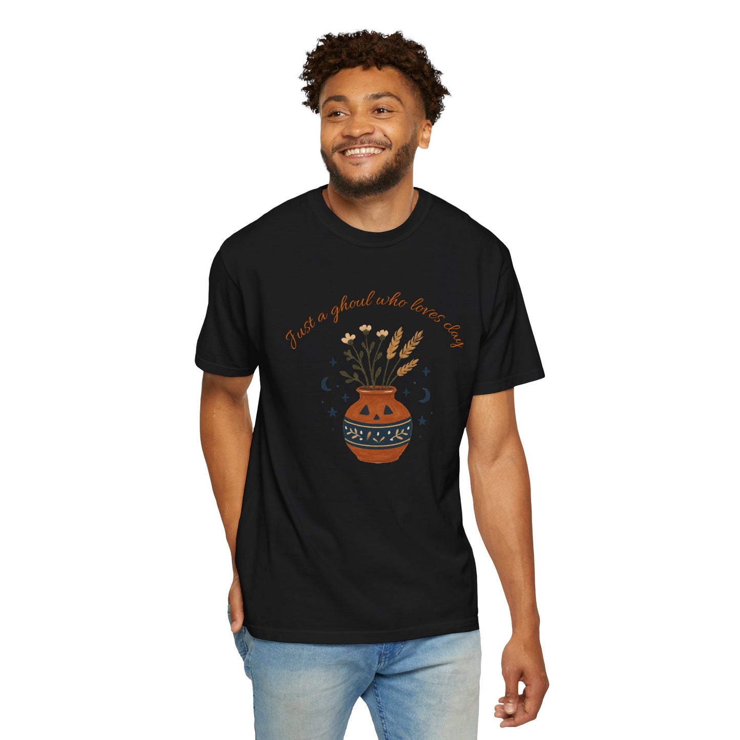 Pottery Halloween T-Shirt, Casual Gift, Free Spirit Style
