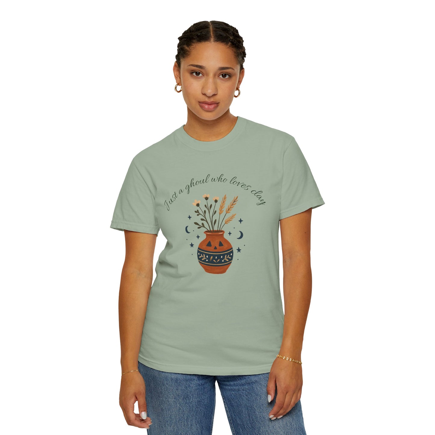 Pottery Halloween T-Shirt, Casual Gift, Free Spirit Style
