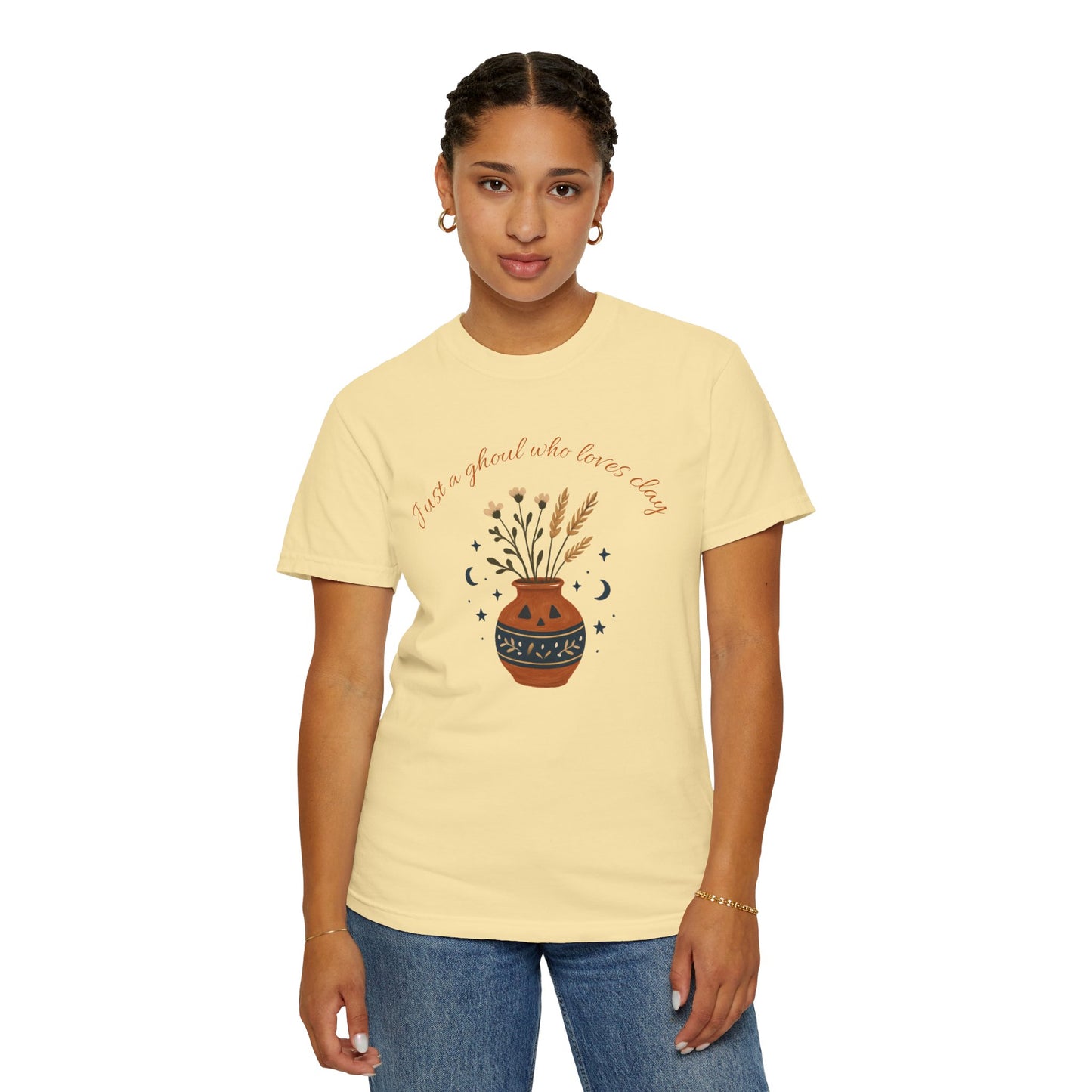 Pottery Halloween T-Shirt, Casual Gift, Free Spirit Style