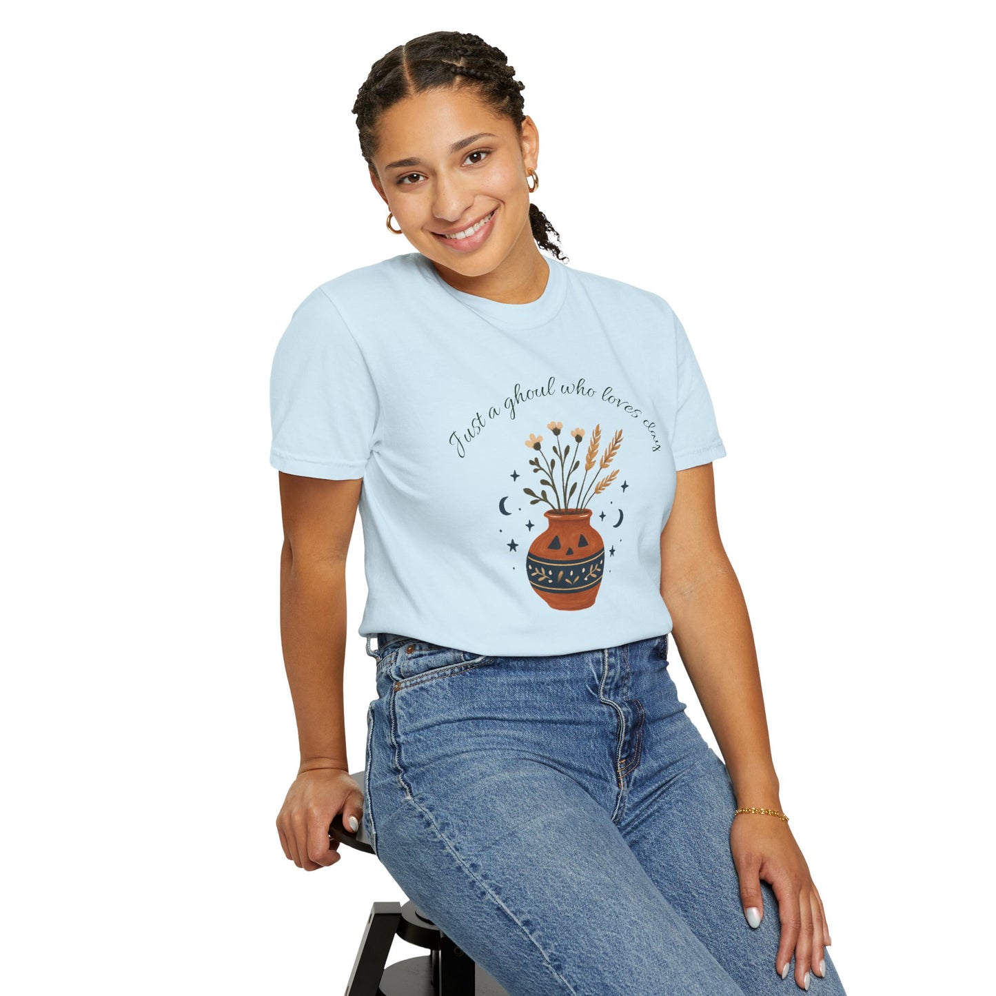 Pottery Halloween T-Shirt, Casual Gift, Free Spirit Style