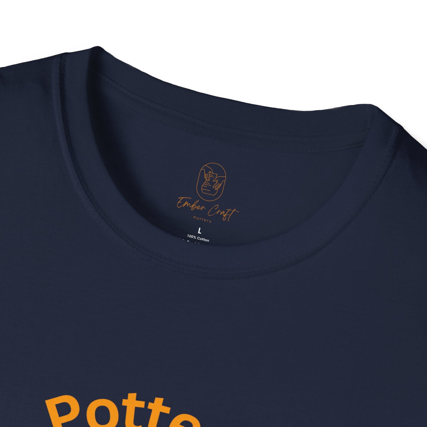 Pottery is my happy place - Unisex Softstyle T-Shirt