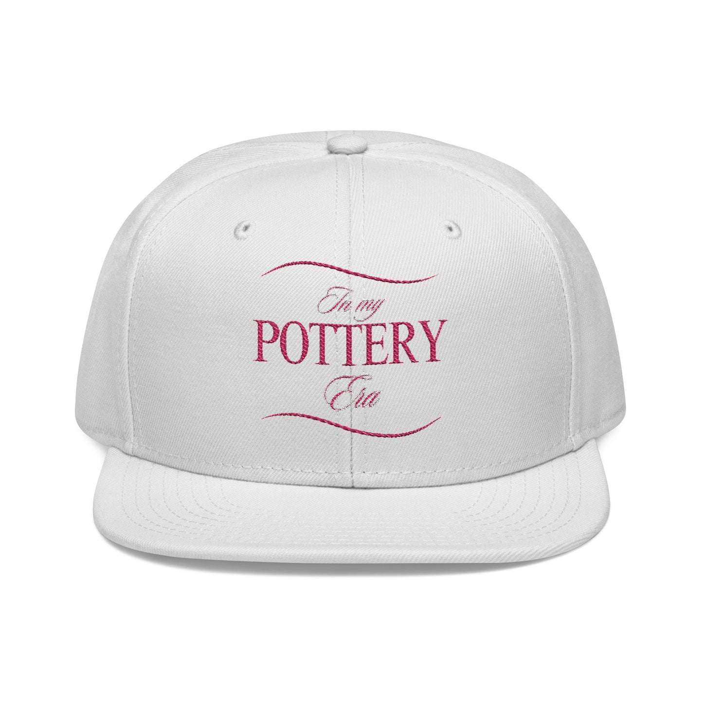 Embroidered Snapback Hat - Perfect for Pottery Lovers, Casual Wear, Gifts for Artists, Outdoor Events, Unique Accessory