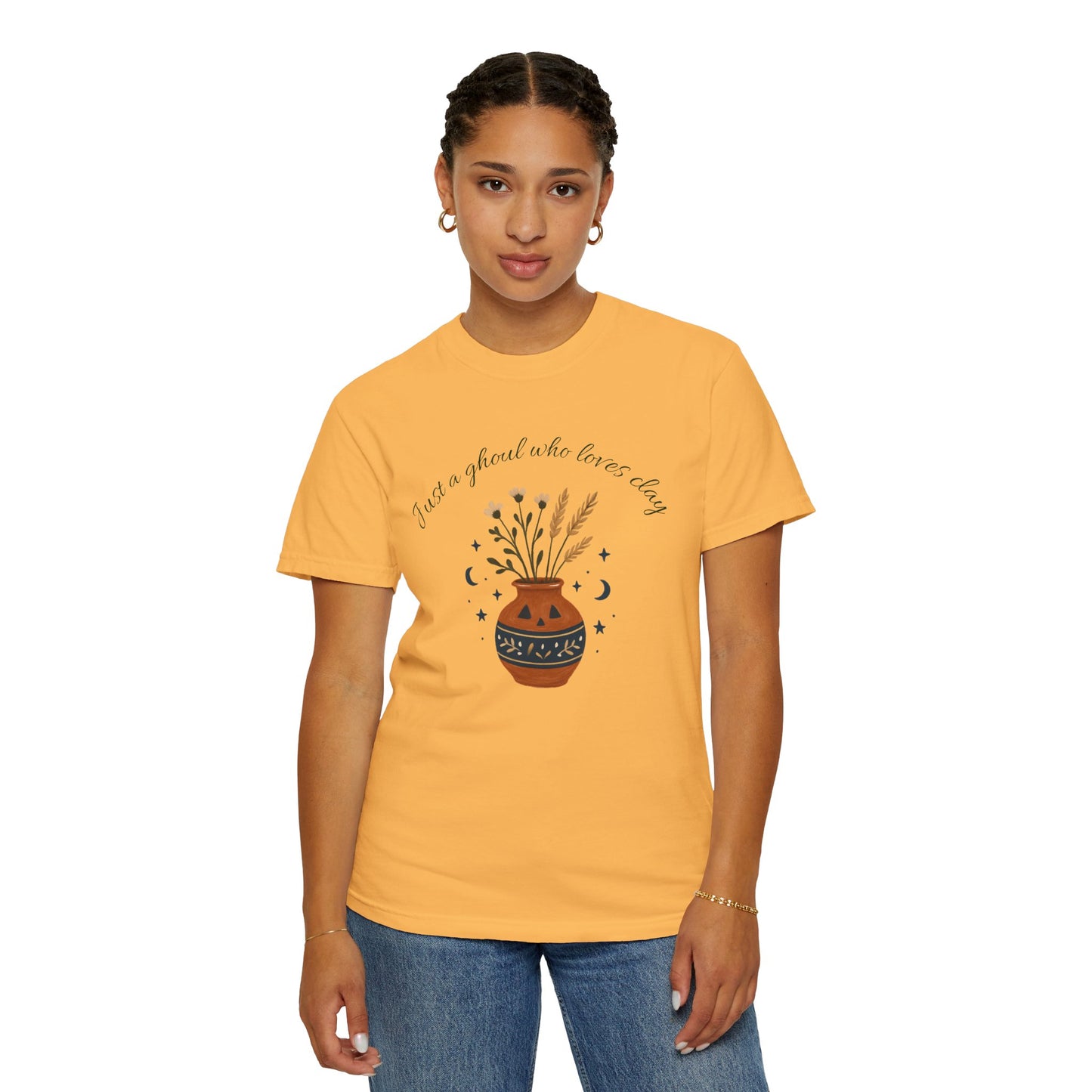 Pottery Halloween T-Shirt, Casual Gift, Free Spirit Style
