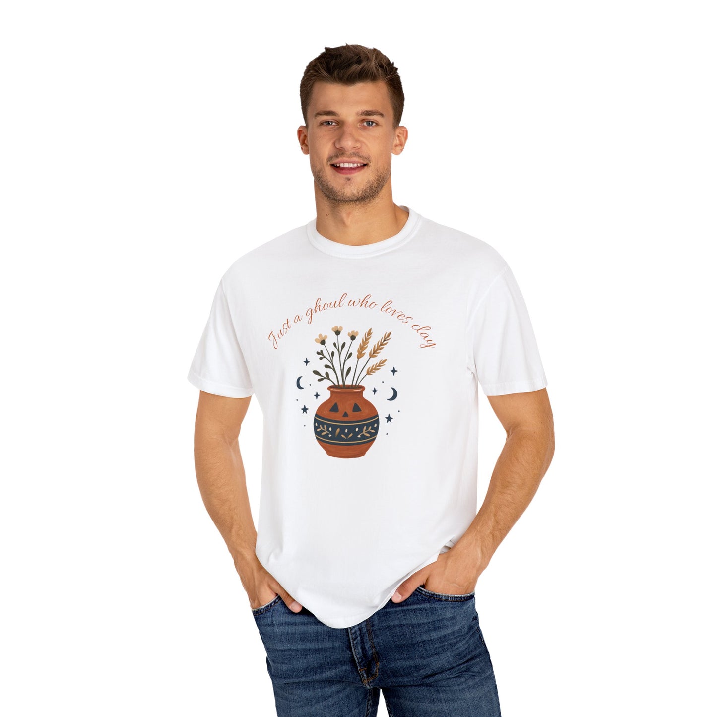 Pottery Halloween T-Shirt, Casual Gift, Free Spirit Style