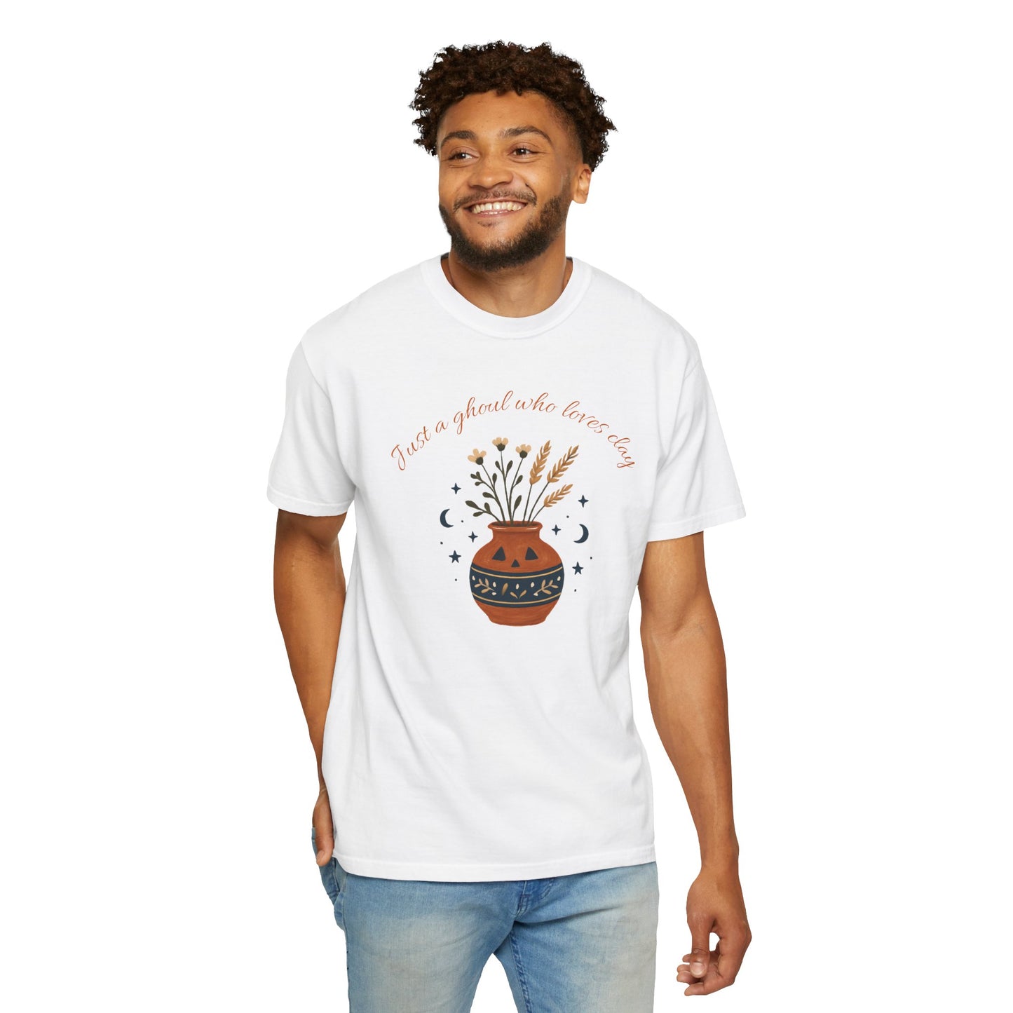 Pottery Halloween T-Shirt, Casual Gift, Free Spirit Style