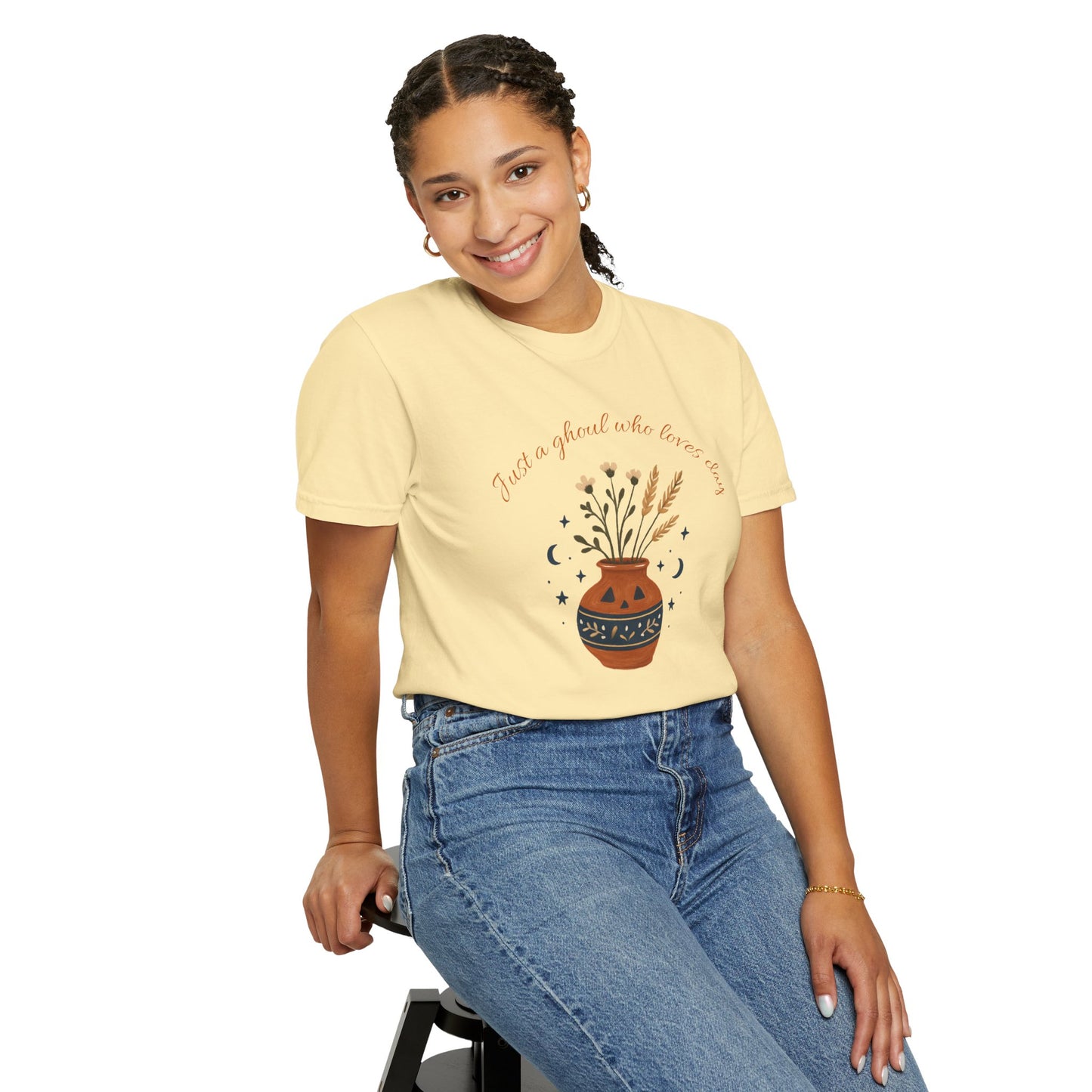 Pottery Halloween T-Shirt, Casual Gift, Free Spirit Style