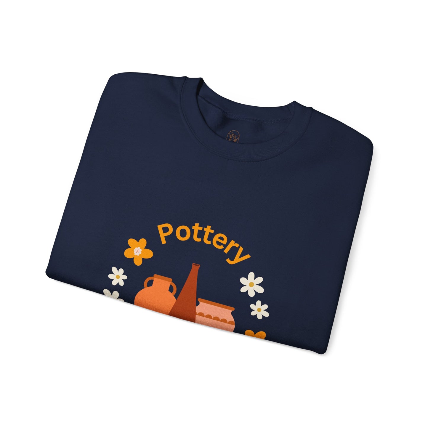 Pottery is my happy place - Unisex Crewneck Sweatshirt