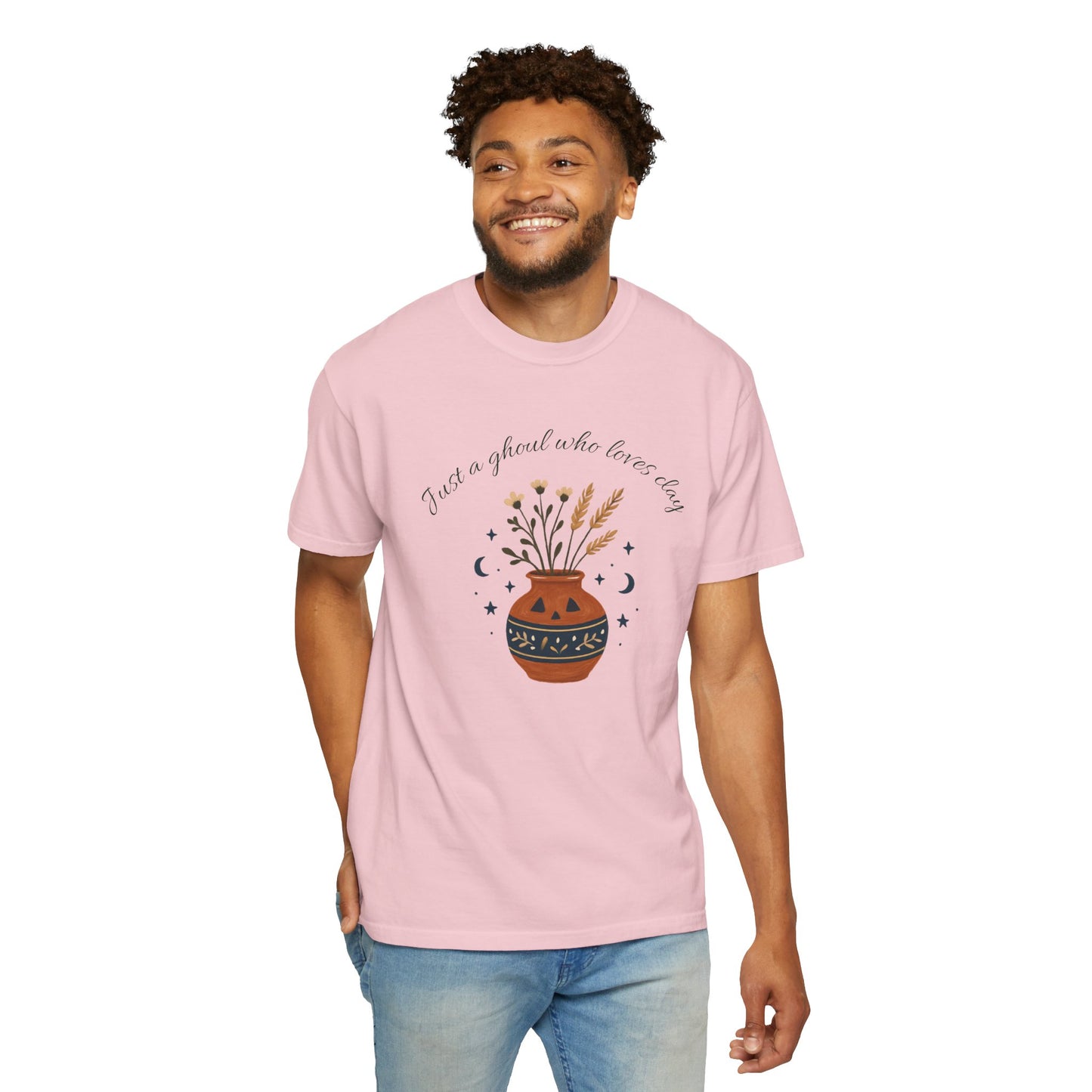 Pottery Halloween T-Shirt, Casual Gift, Free Spirit Style
