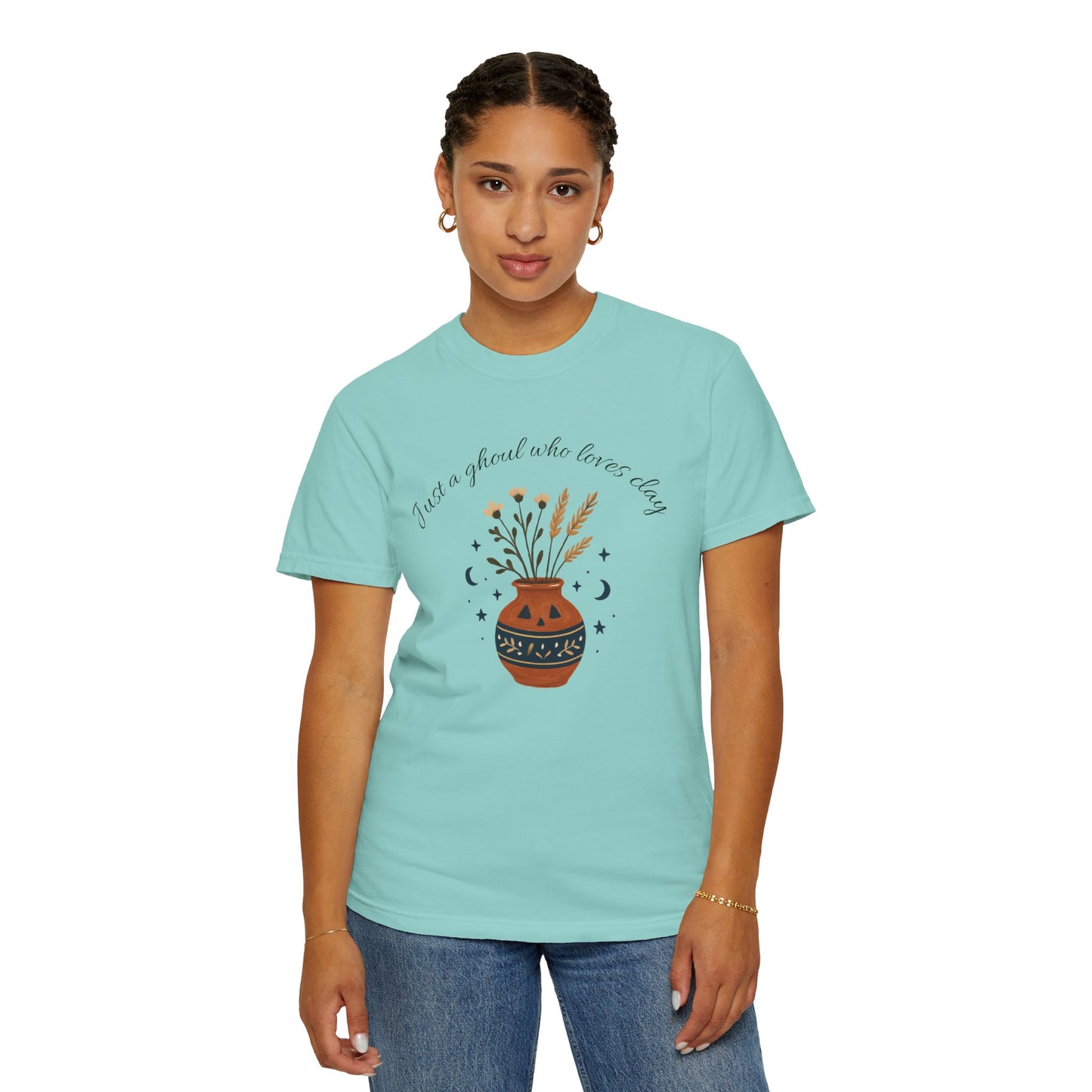 Pottery Halloween T-Shirt, Casual Gift, Free Spirit Style