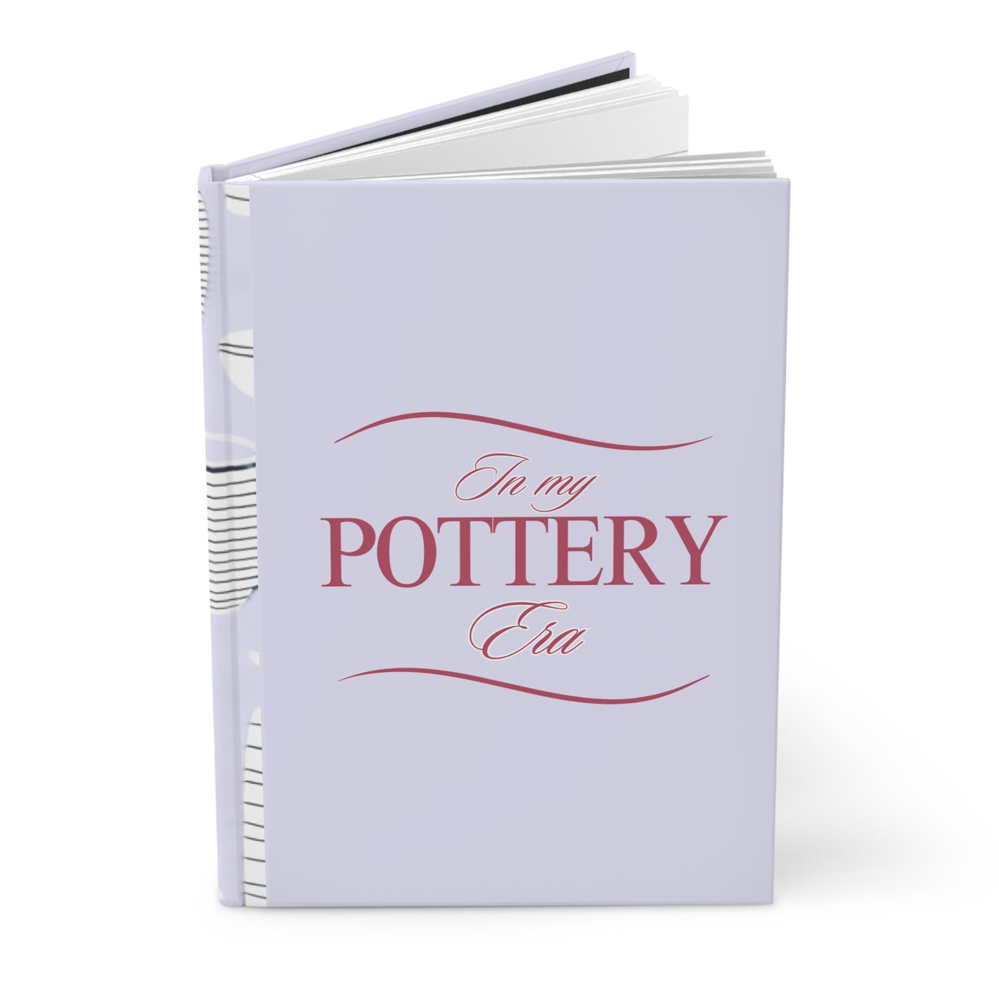 Pottery-Inspired Hardcover Journal, Unique Writing Notebook for Artists, Gift for Pottery Lovers, Journaling, Glaze Journal