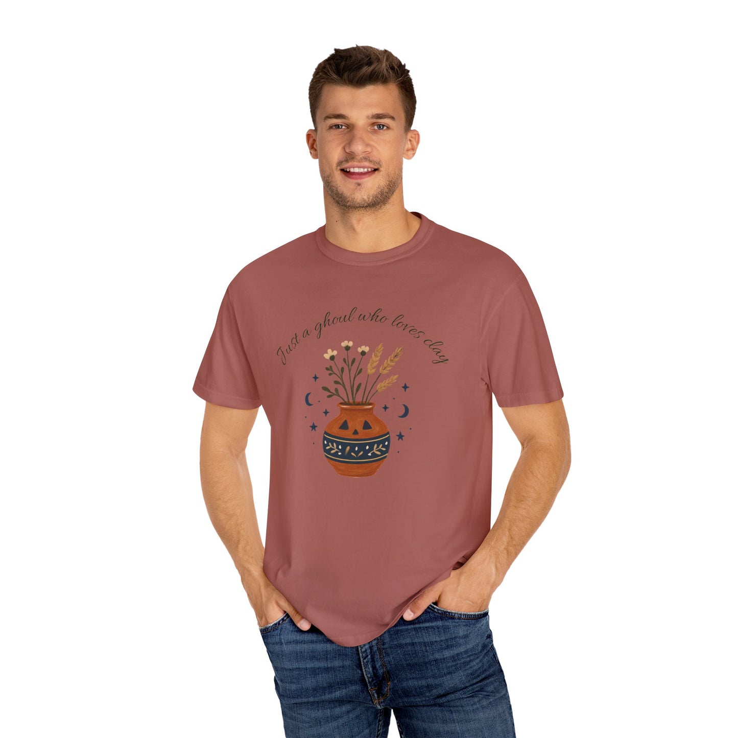 Pottery Halloween T-Shirt, Casual Gift, Free Spirit Style