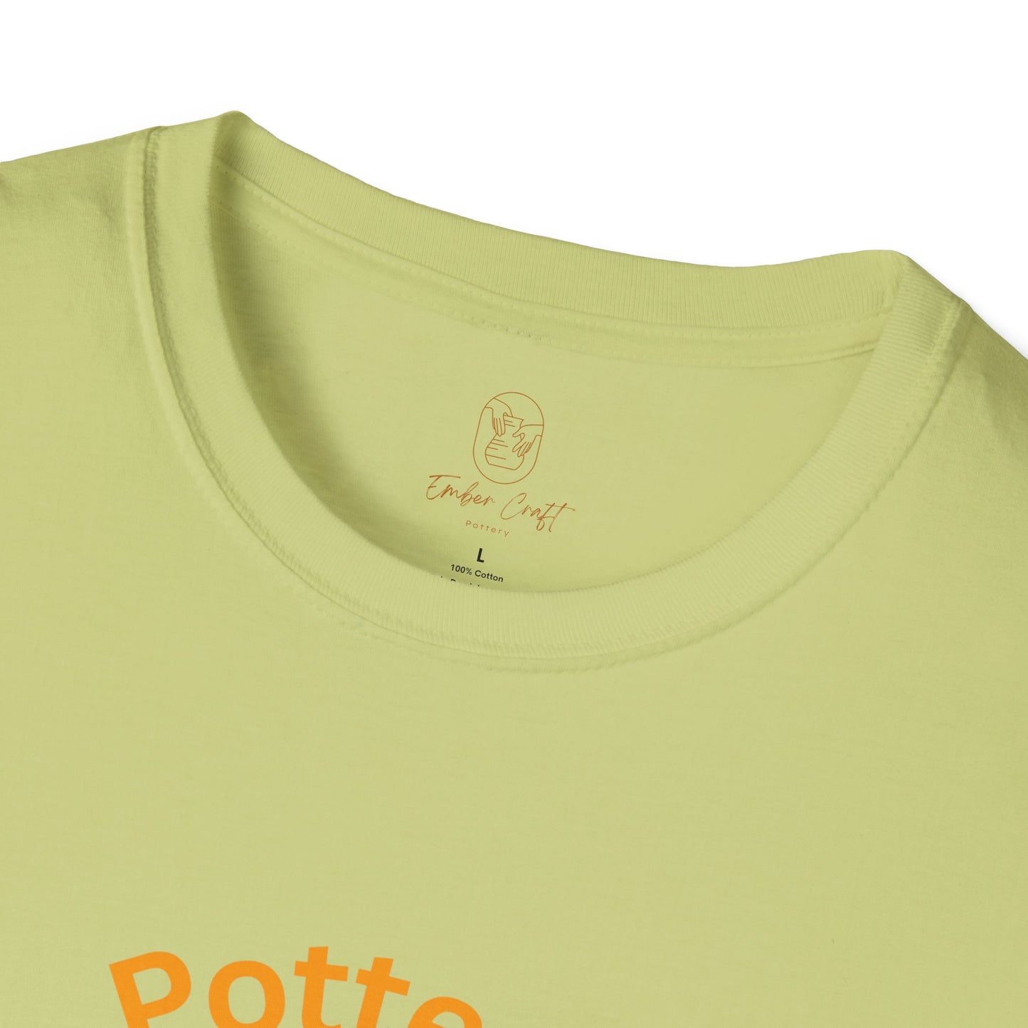 Pottery is my happy place - Unisex Softstyle T-Shirt