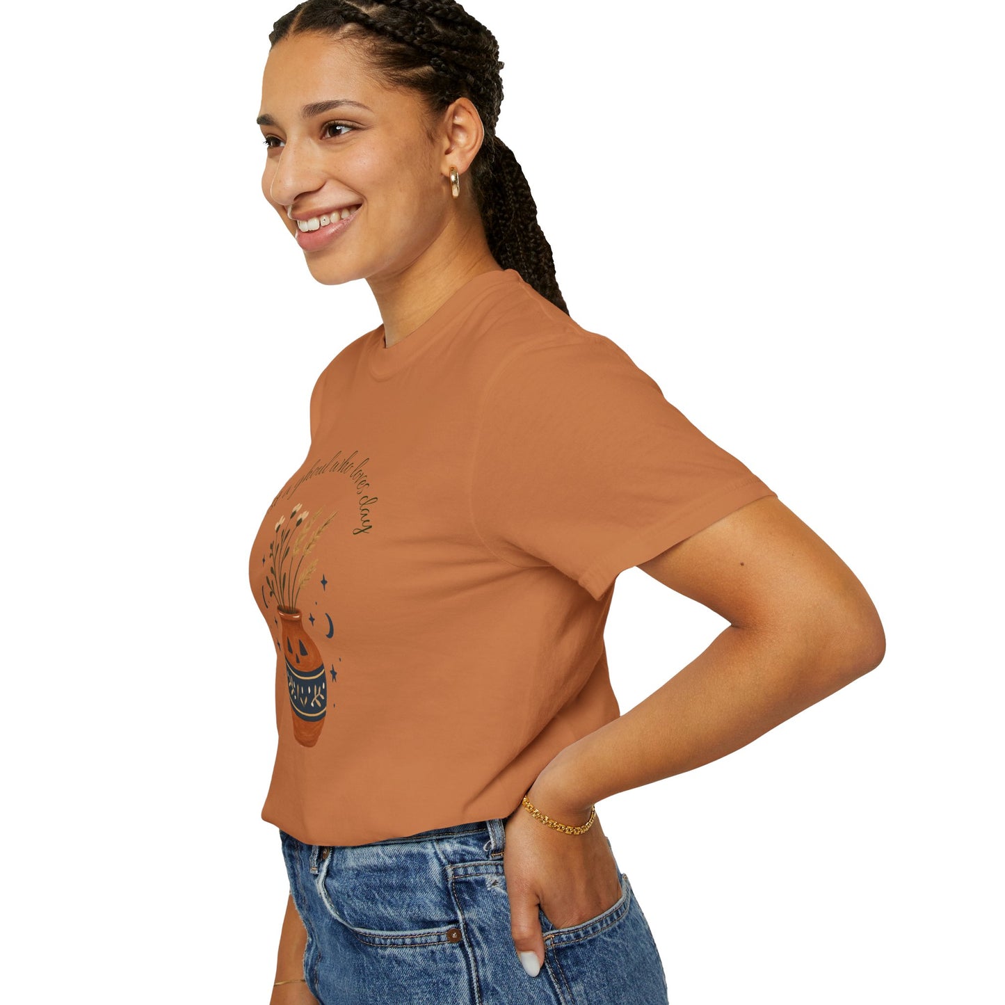 Pottery Halloween T-Shirt, Casual Gift, Free Spirit Style