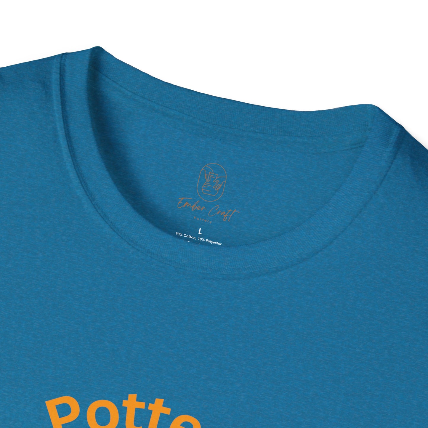 Pottery is my happy place - Unisex Softstyle T-Shirt