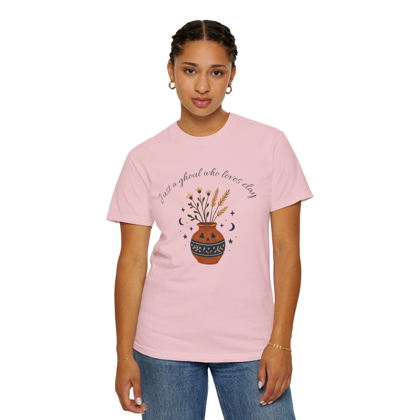 Pottery Halloween T-Shirt, Casual Gift, Free Spirit Style