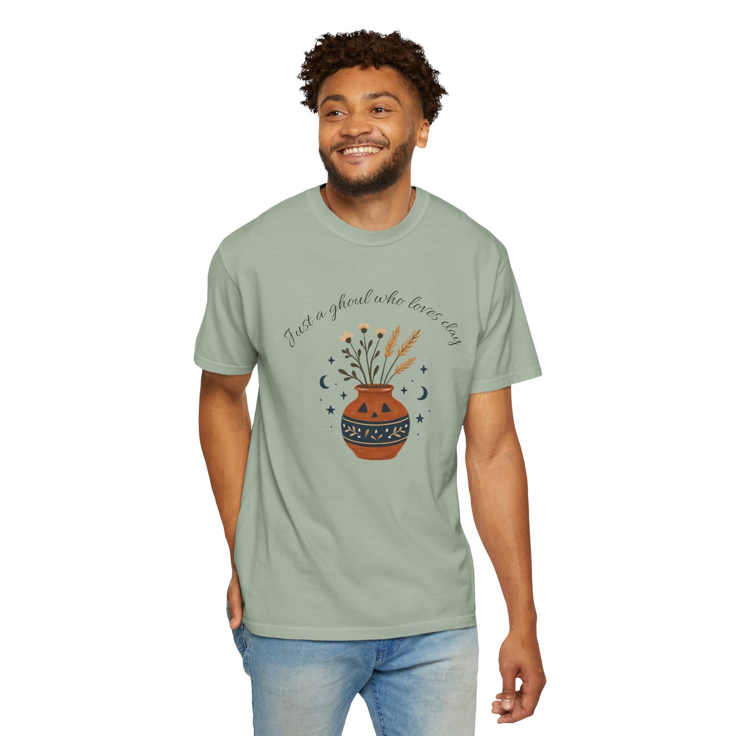 Pottery Halloween T-Shirt, Casual Gift, Free Spirit Style