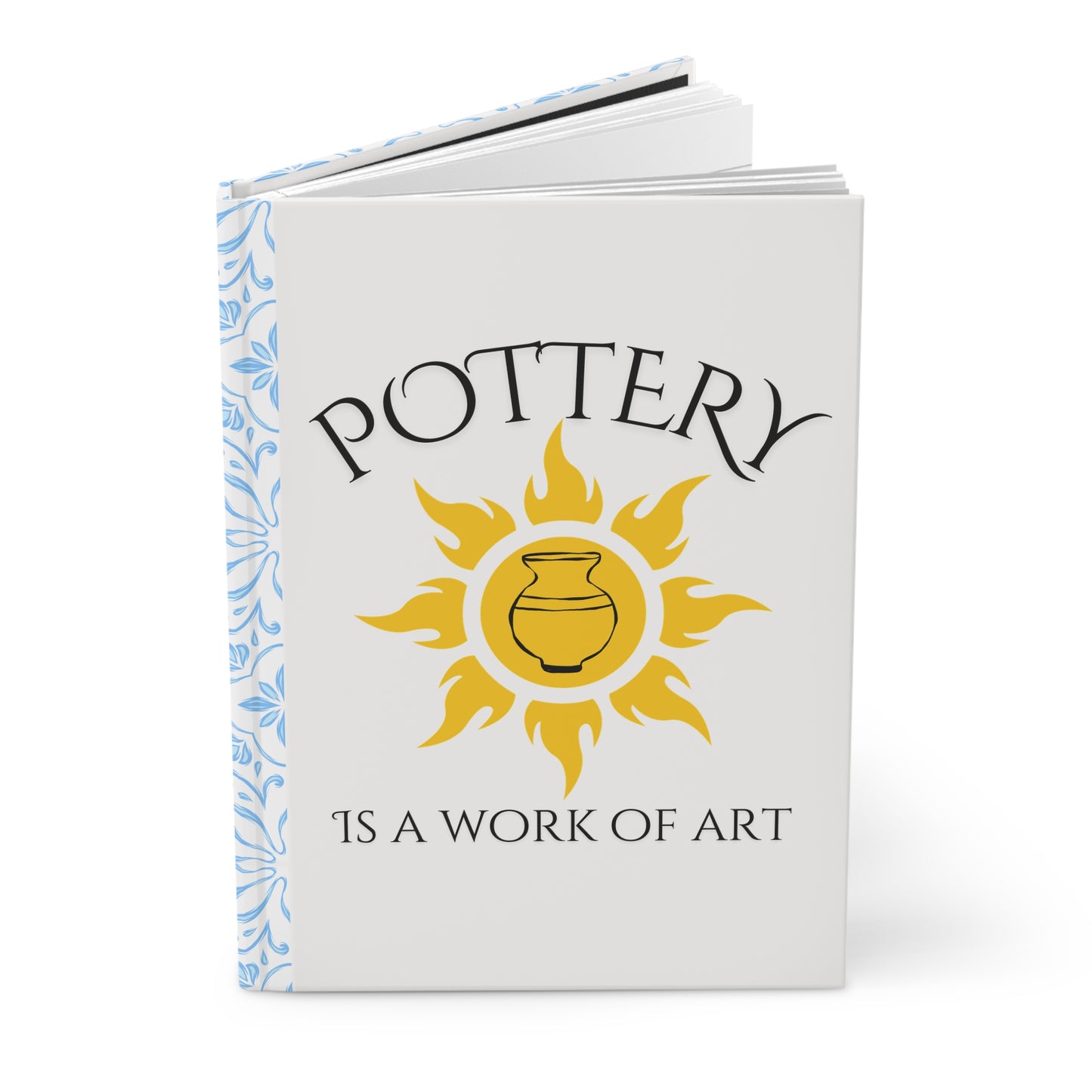 Pottery Journal | Artistic Hardcover Notebook for Pottery Lovers, Gift for Artists, Creative Writing, Glaze Journal, Studio Notebook