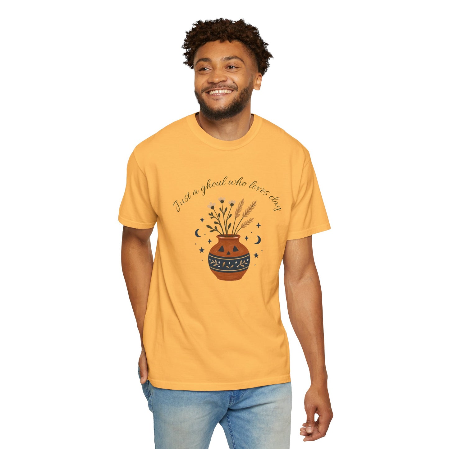 Pottery Halloween T-Shirt, Casual Gift, Free Spirit Style