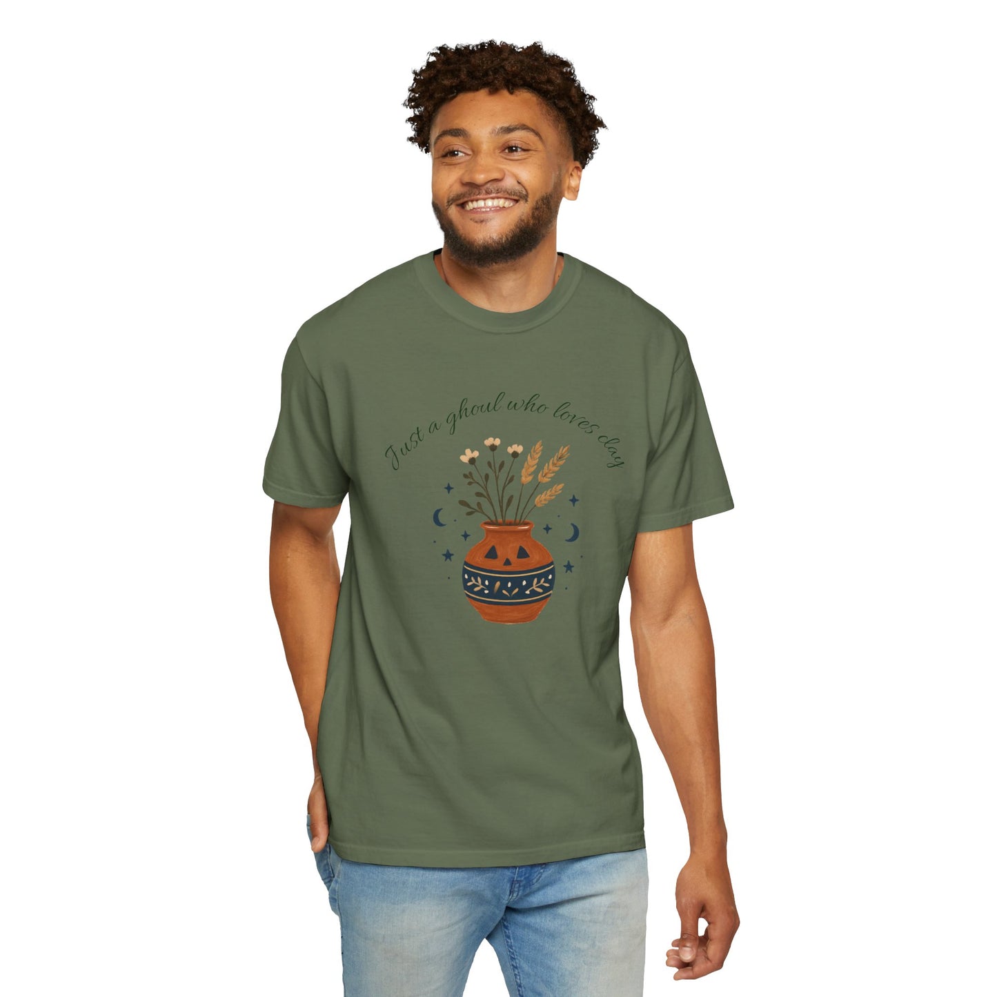 Pottery Halloween T-Shirt, Casual Gift, Free Spirit Style