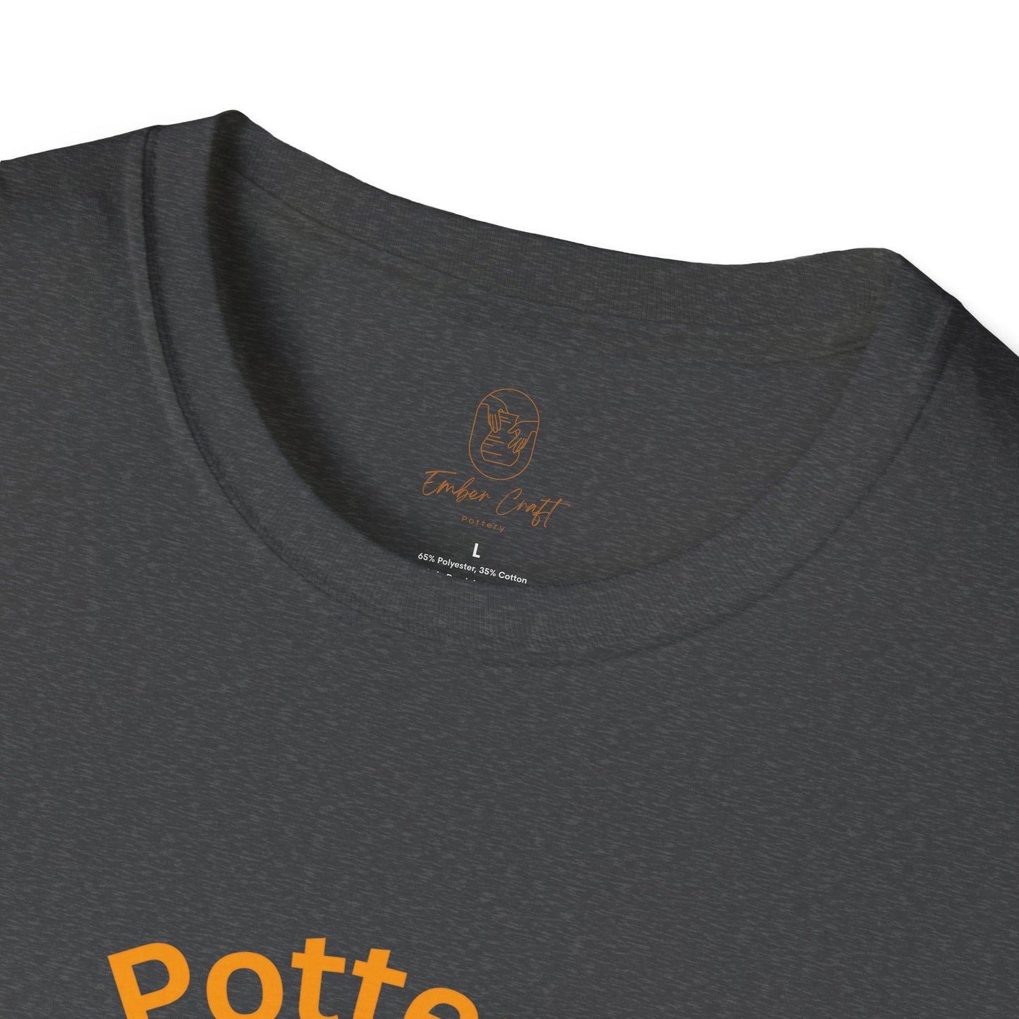 Pottery is my happy place - Unisex Softstyle T-Shirt