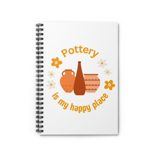 Pottery Lover's Spiral Notebook - Perfect for Art Lovers, Journaling, Creative Writing, Gift for Crafters, Inspiring Design