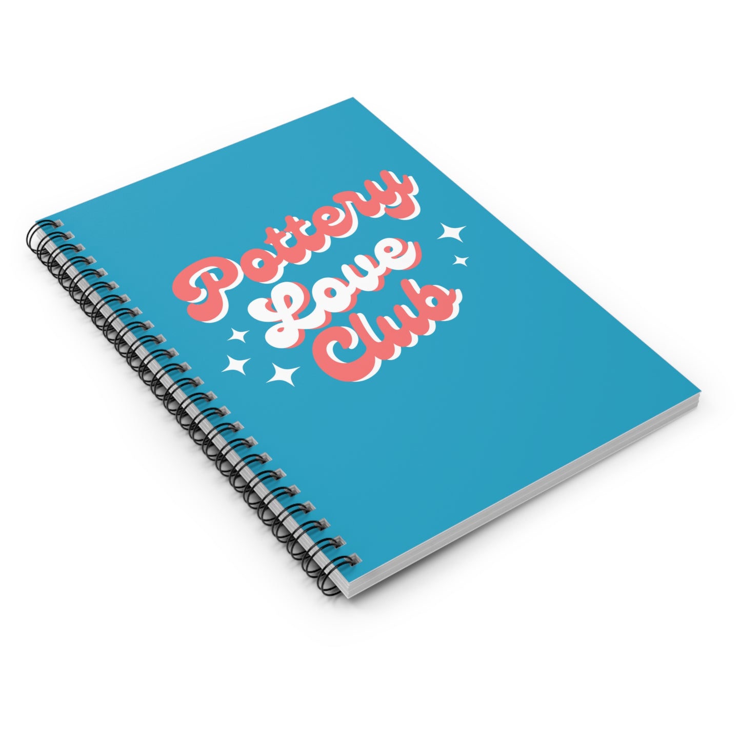 Pottery Love Club Spiral Notebook - Perfect for Artists and Pottery Enthusiasts