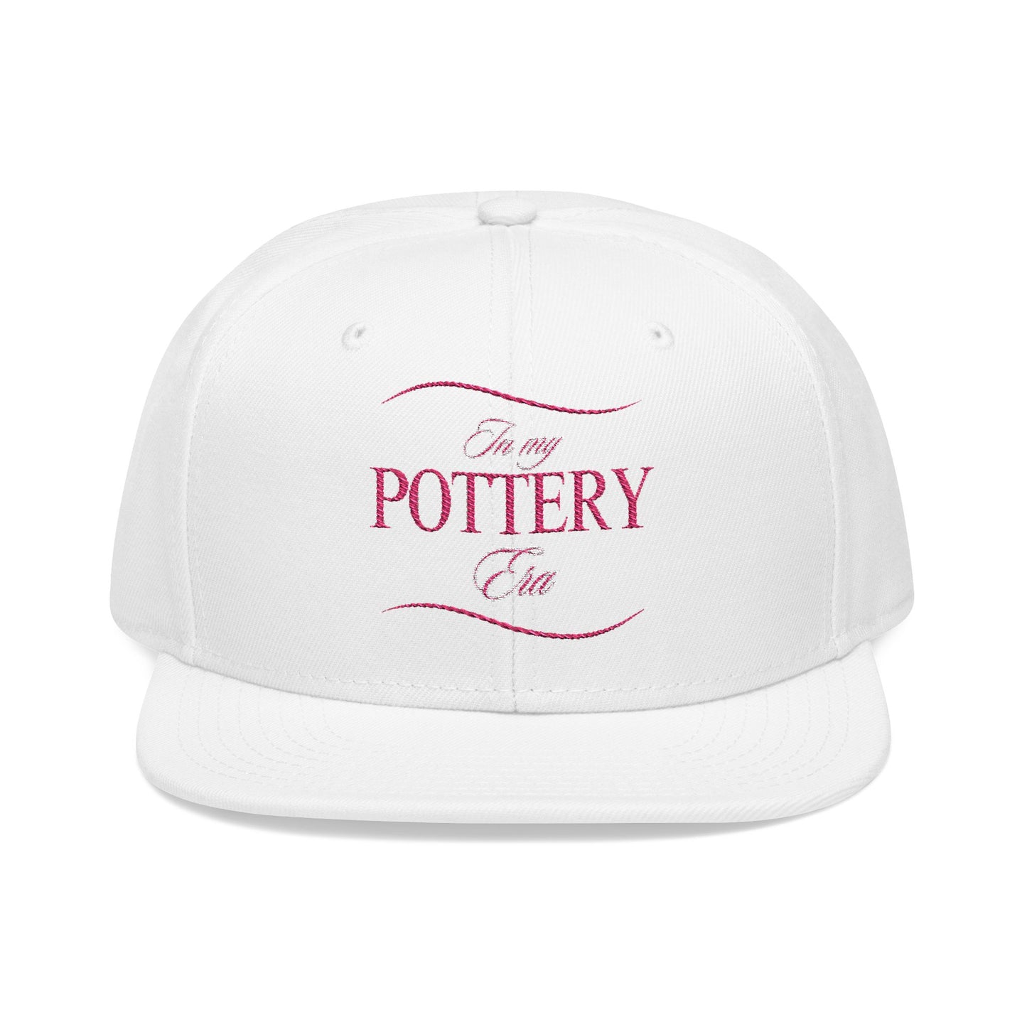 Embroidered Snapback Hat - Perfect for Pottery Lovers, Casual Wear, Gifts for Artists, Outdoor Events, Unique Accessory