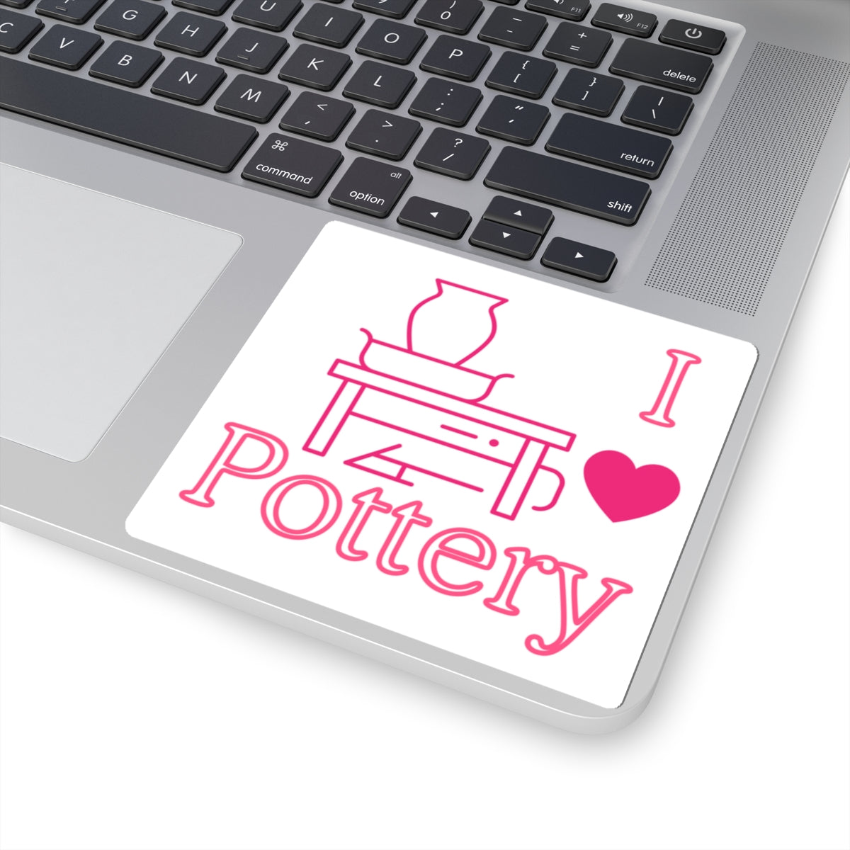 I ❤️ Pottery Sticker - Perfect for Pottery Lovers & Handmade Enthusiasts