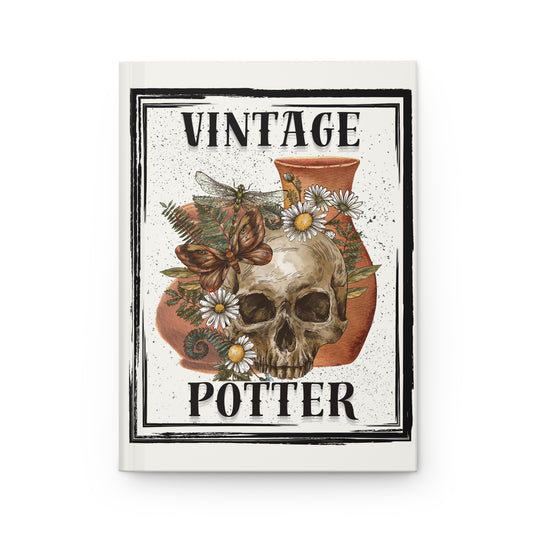 Vintage Pottery Journal | Artistic Hardcover Notebook for Pottery Lovers, Gift for Artists, Creative Writing, Glaze Journal, Studio Notebook