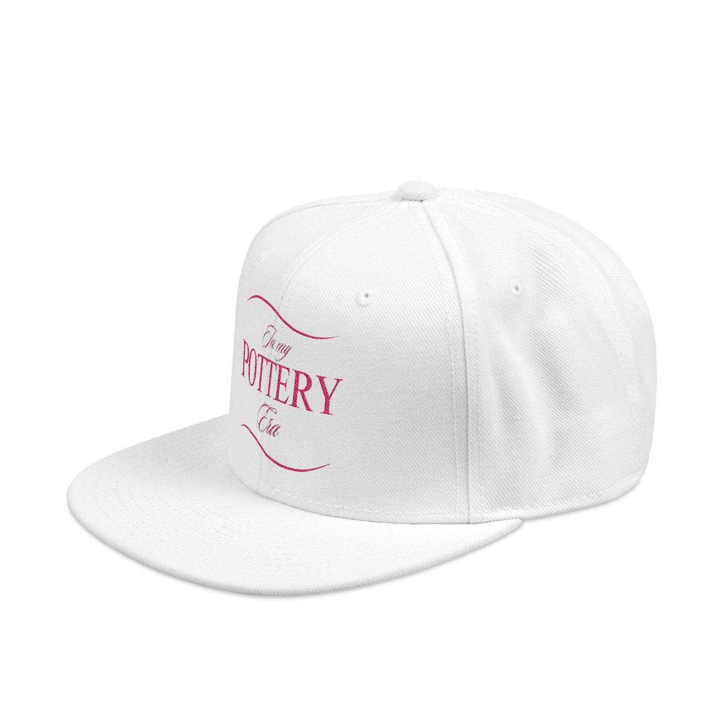 Embroidered Snapback Hat - Perfect for Pottery Lovers, Casual Wear, Gifts for Artists, Outdoor Events, Unique Accessory