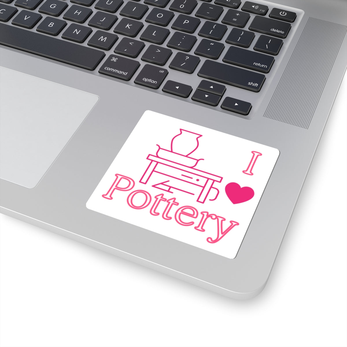 I ❤️ Pottery Sticker - Perfect for Pottery Lovers & Handmade Enthusiasts