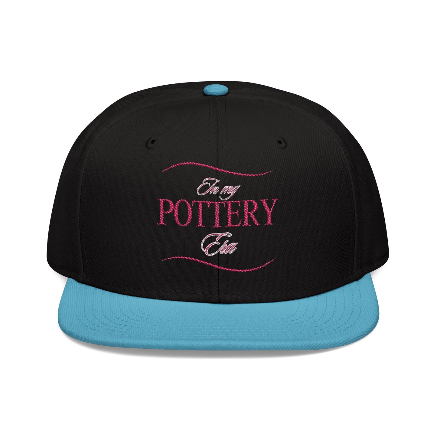 Embroidered Snapback Hat - Perfect for Pottery Lovers, Casual Wear, Gifts for Artists, Outdoor Events, Unique Accessory