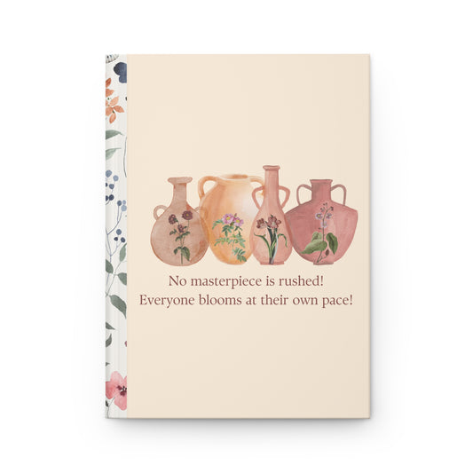 Art in Bloom Journal | Artistic Hardcover Notebook for Pottery Lovers, Gift for Artists, Creative Writing, Glaze Journal, Studio Notebook