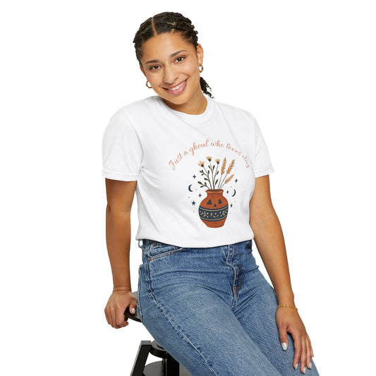 Pottery Halloween T-Shirt, Casual Gift, Free Spirit Style