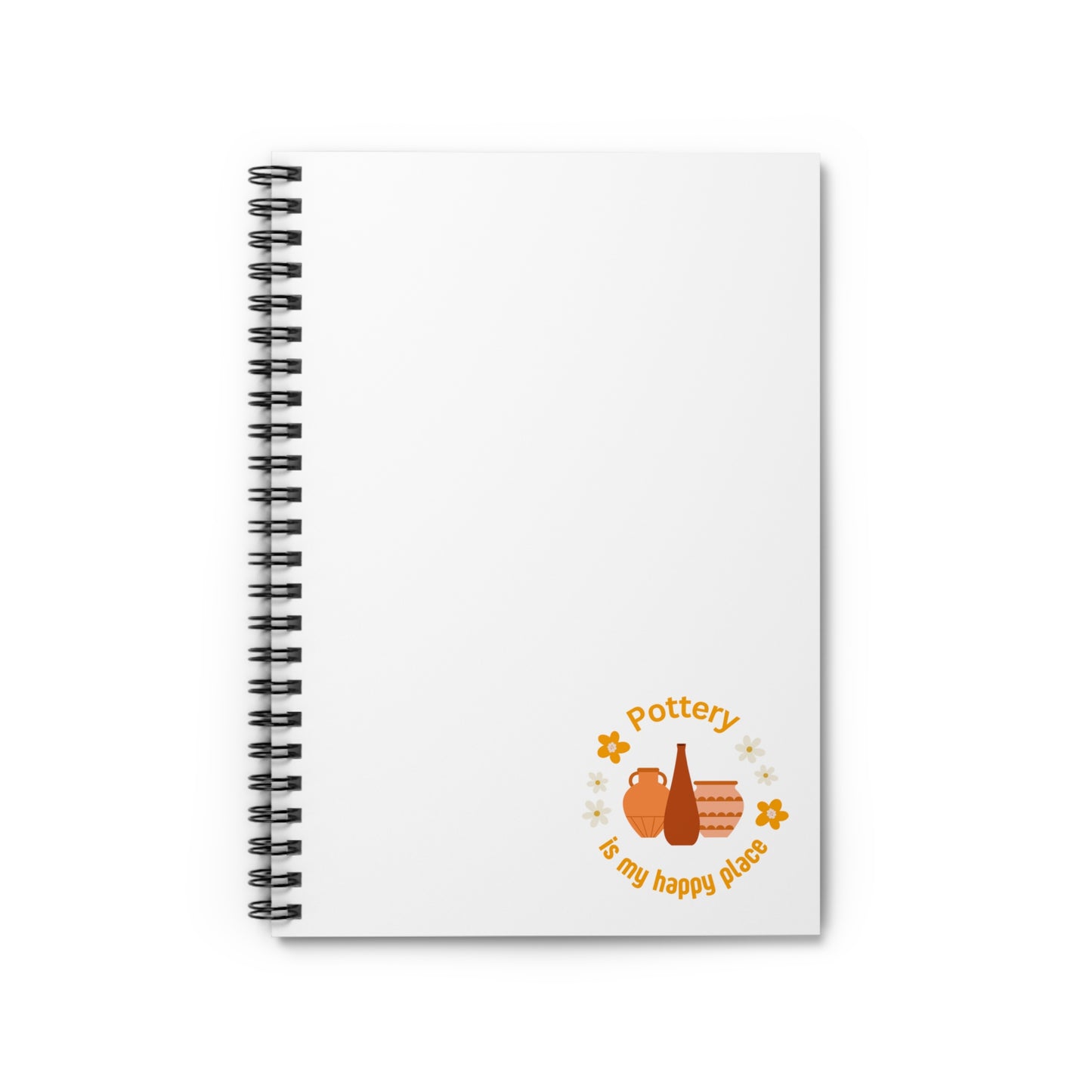 Pottery Enthusiast Spiral Notebook - Perfect for Artists, Journal Keepers, Gift for Craft Lovers, Ruled Line, Creative Writing, Purple